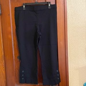 Simply Vera cropped flare pants